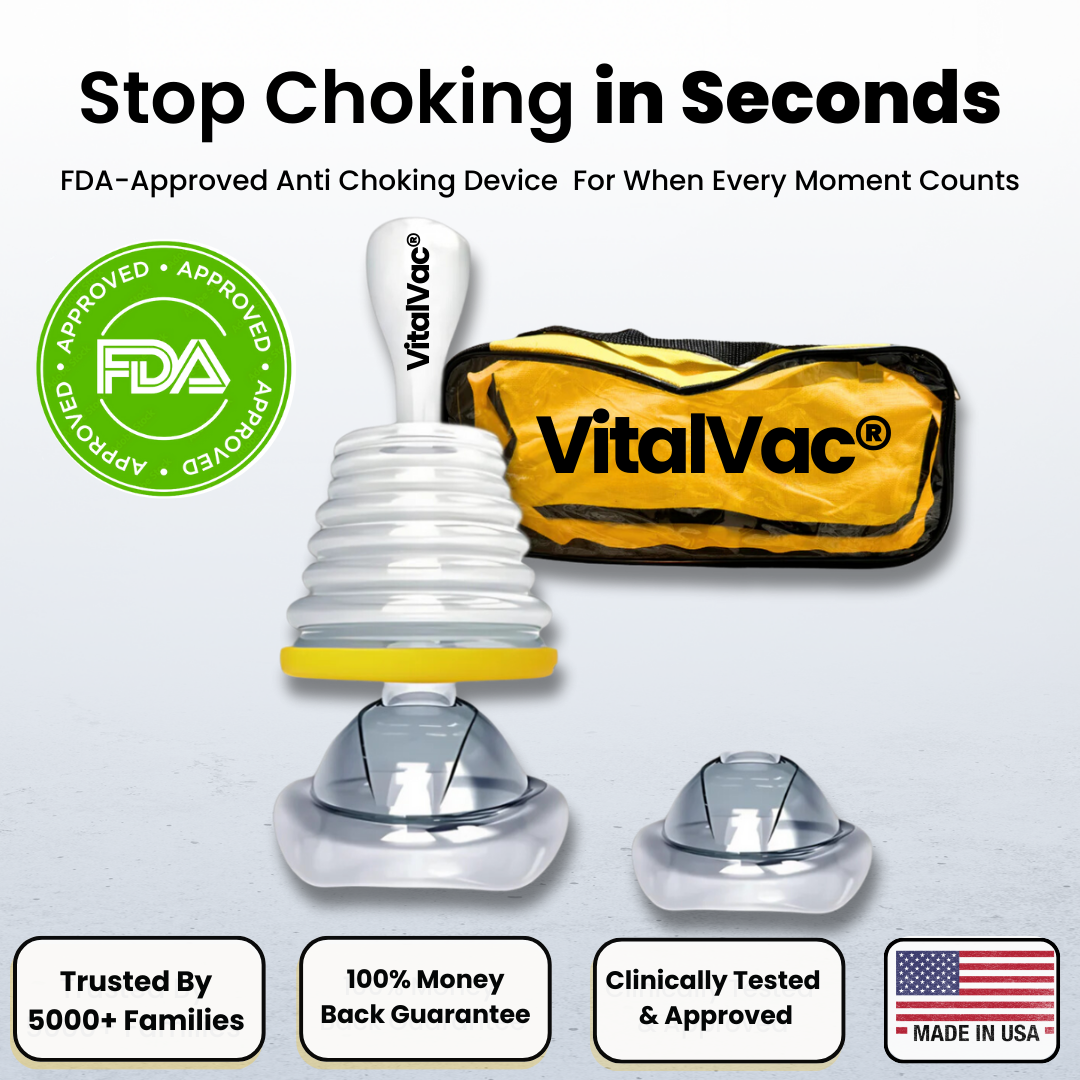 VitalVac® Su red de seguridad definitiva contra emergencias por asfixia