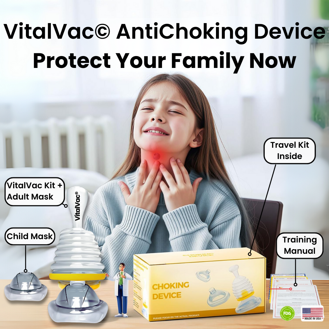 VitalVac® Su red de seguridad definitiva contra emergencias por asfixia