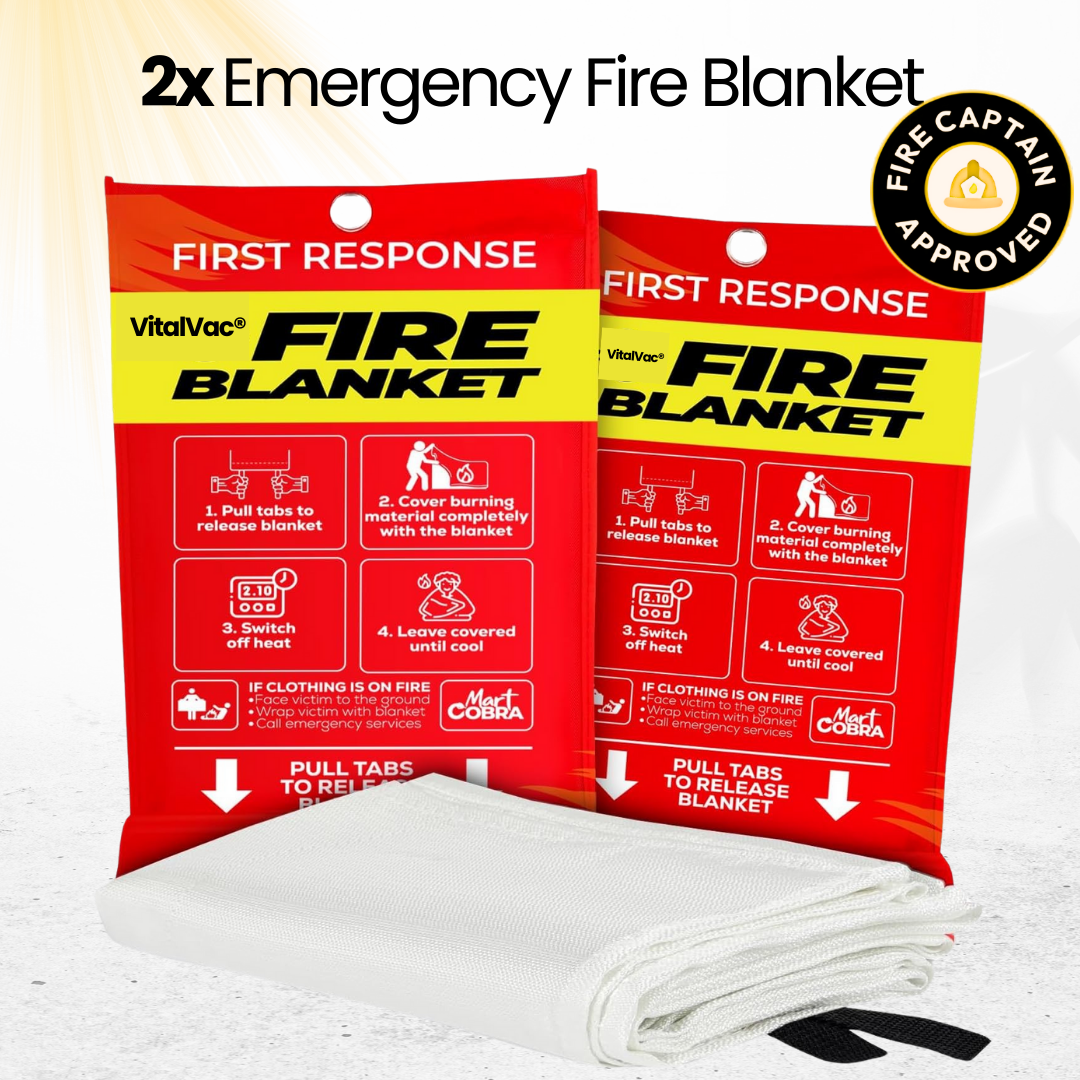 VitalVac Emergency Fire Blanket: Your Hero in Any Fire Situation