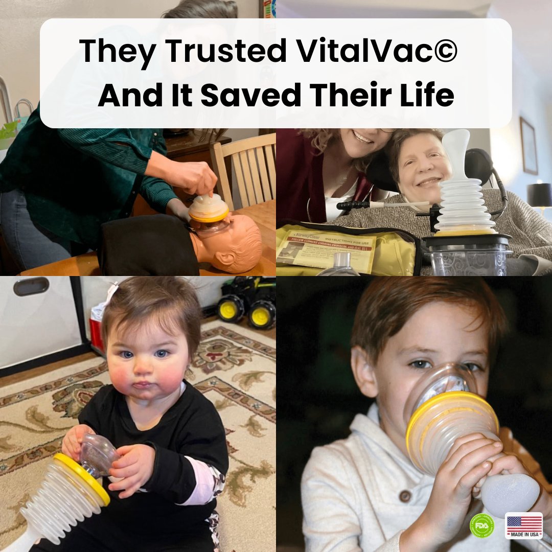 VitalVac® Su red de seguridad definitiva contra emergencias por asfixia