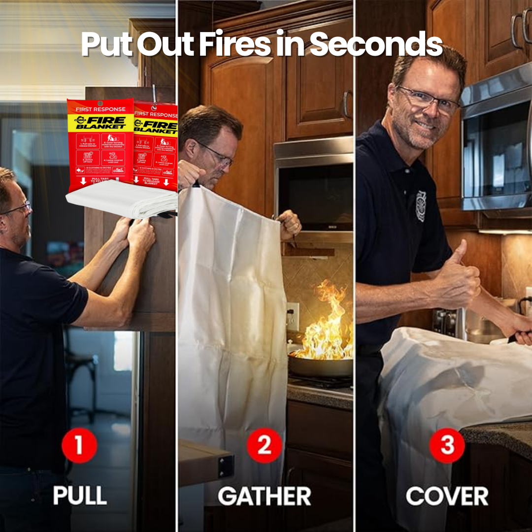 VitalVac Emergency Fire Blanket: Your Hero in Any Fire Situation
