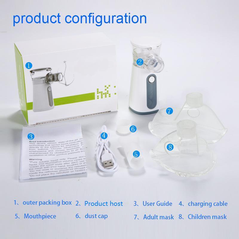 VitalFlow Portable Nebulizer – Respiratory RSV & Cough Relief (for Infants & Adults)