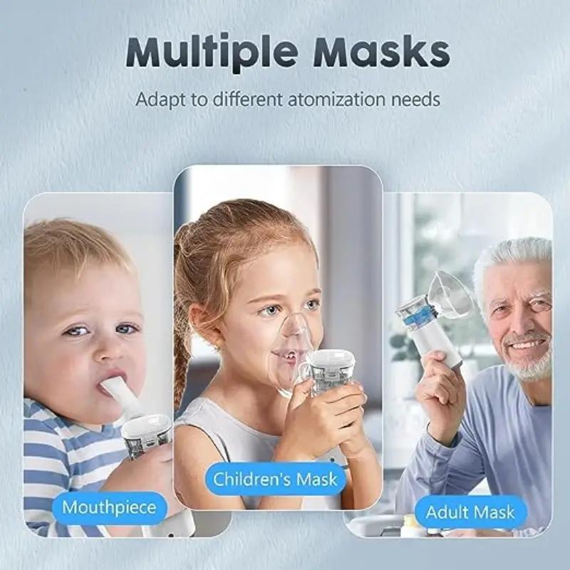 VitalFlow Portable Nebulizer – Respiratory RSV & Cough Relief (for Infants & Adults)