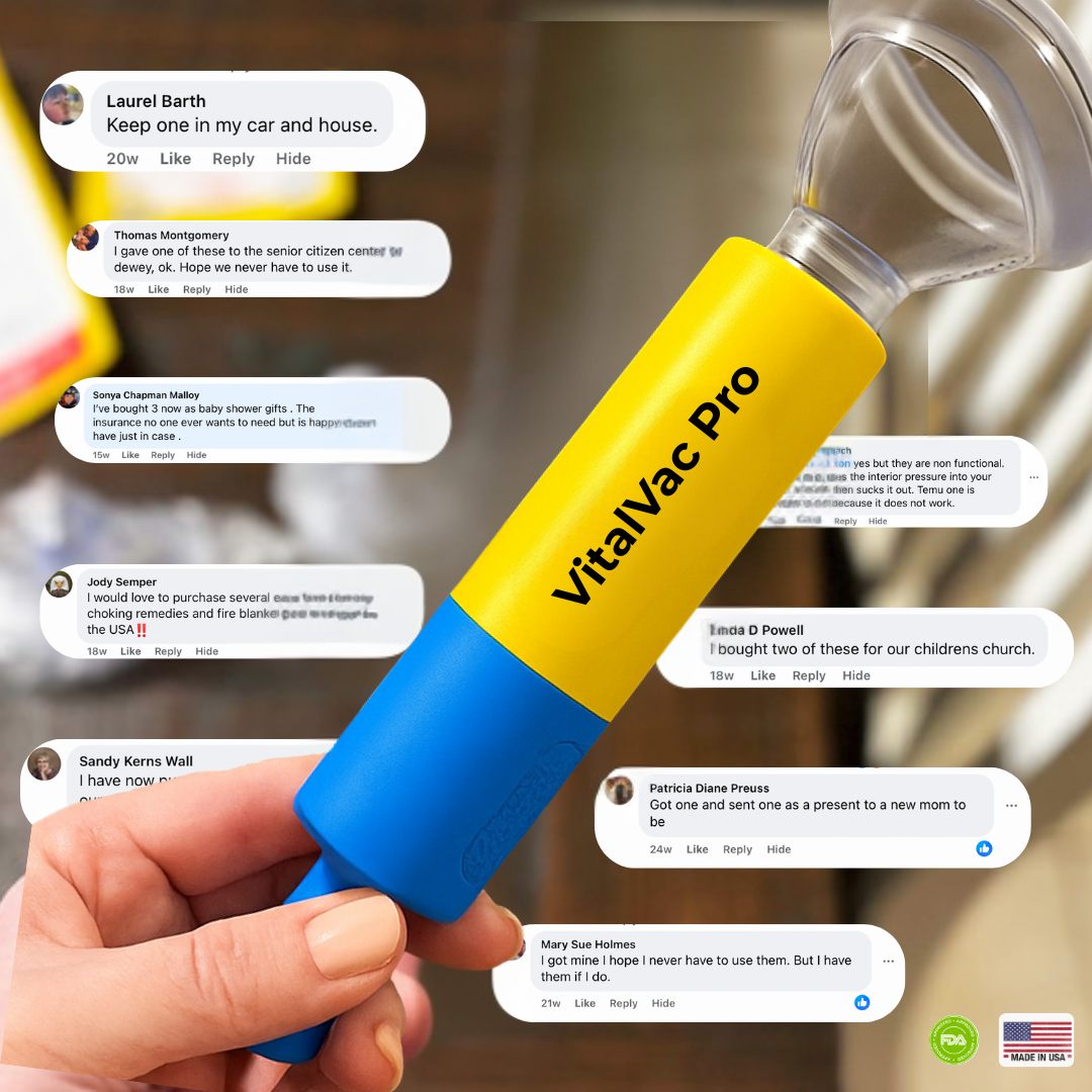 VitalVac® Su red de seguridad definitiva contra emergencias por asfixia
