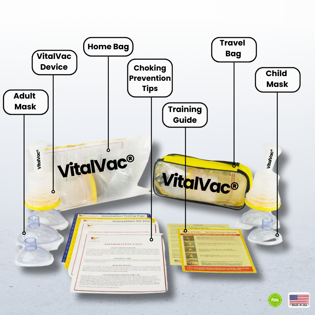 VitalVac® Su red de seguridad definitiva contra emergencias por asfixia
