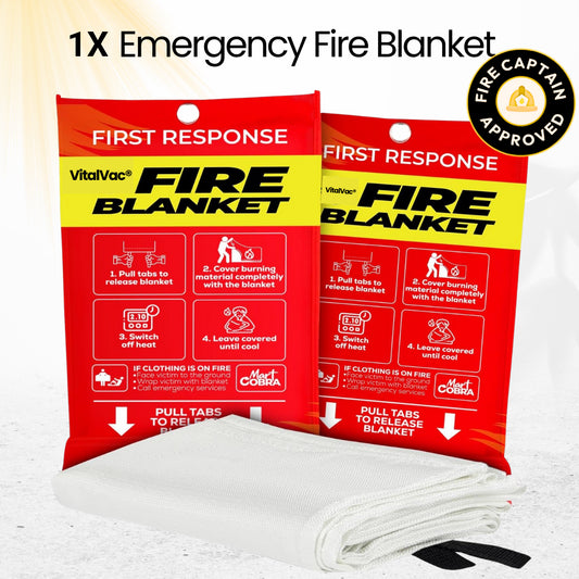 FREE VitalVac Fire Blanket: Your Hero in Any Fire Situation