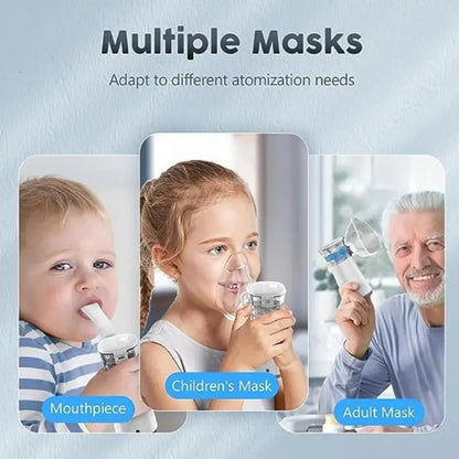 VitalFlow Portable Nebulizer – Respiratory RSV & Cough Relief (for Infants & Adults)