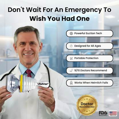 BLACK FRIDAY SALE: Protect Your Family with VitalVac®— Choking Emergency Device
