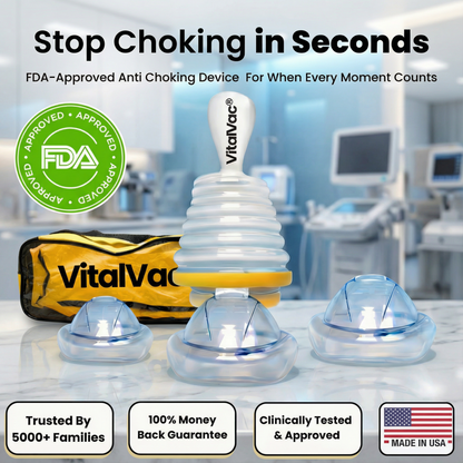 BLACK FRIDAY SALE: Protect Your Family with VitalVac®— Choking Emergency Device