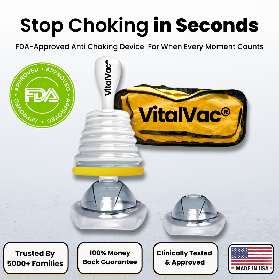 Heimlich Maneuver Anti Choking Kit (CPR) - Portable Choking Emergency Device (DeChoker or LifeVac Alternative)